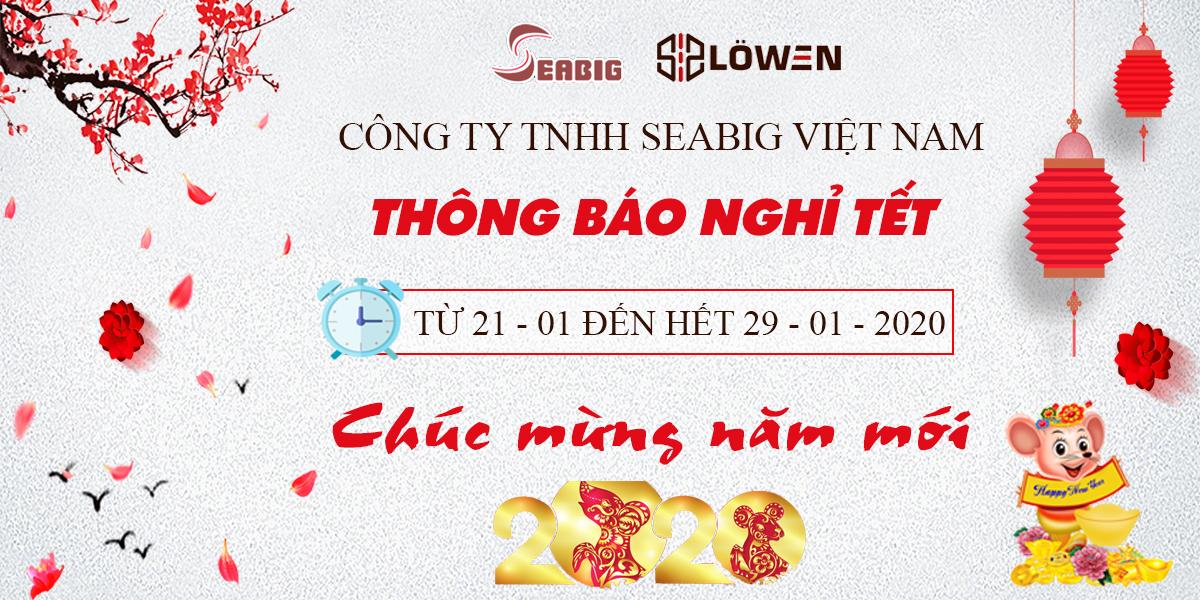 SIÊU THỊ BỒN NƯỚC SEABIG THÔNG BÁO LỊCH NGHỈ TẾT CANH TÝ 2020