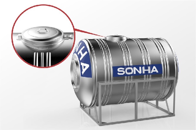 Hè này không lo thiếu nước với bồn nước Sơn Hà 3000L