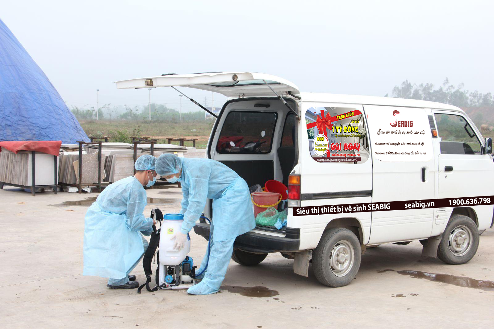 Showroom bồn nước Sơn Hà Seabig 