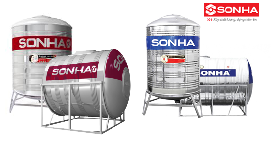 Báo giá bồn nước Sơn Hà 1000L inox trong tháng 2 - 2018
