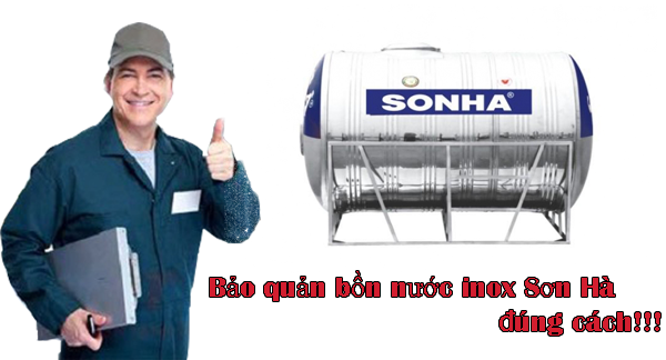 Bảo quản bồn nước Sơn Hà 1000L đúng cách trong quá trình sử dụng