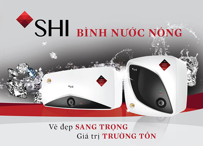 Sơn Hà cho ra mắt sản phẩm mới: Bình nóng lạnh SHI