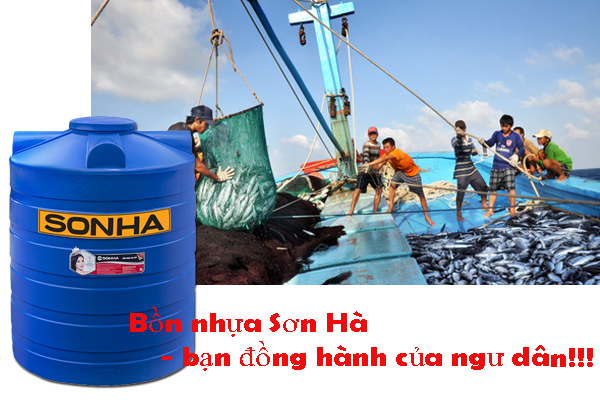 Tại sao các ngư dân nên chọn bồn nhựa Sơn Hà là người bạn đồng hành