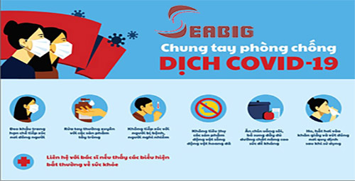 Siêu thị bồn nước Sơn Hà Seabig phòng chống dịch Covid-19