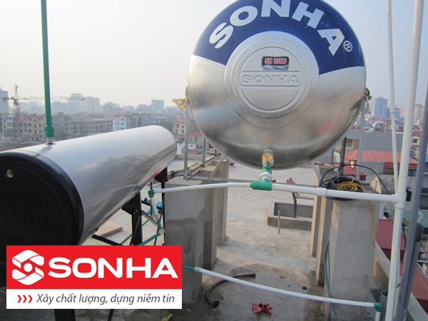 Bồn nước Sơn Hà 6000L inox phù hợp với khu trọ sinh viên