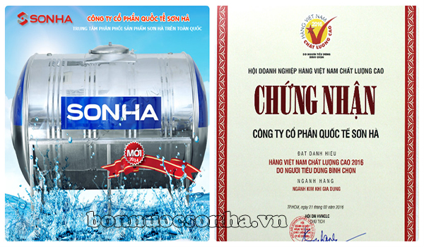 Tiết kiệm chi phí với bồn nước Sơn Hà