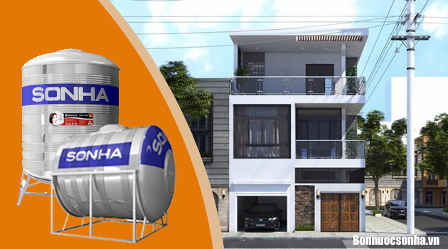 Bồn nước Sơn Hà 1500L sự lựa chon cho nhà 3 tầng