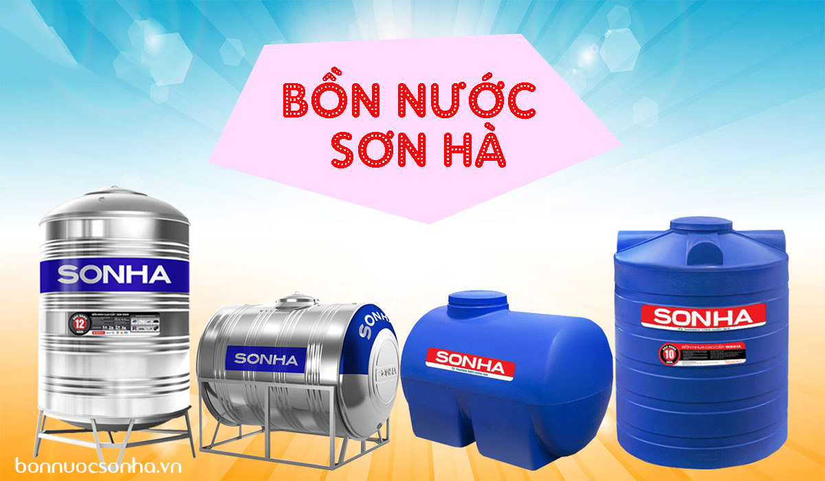 Nên chọn bồn nước Sơn Hà đứng hay nằm?