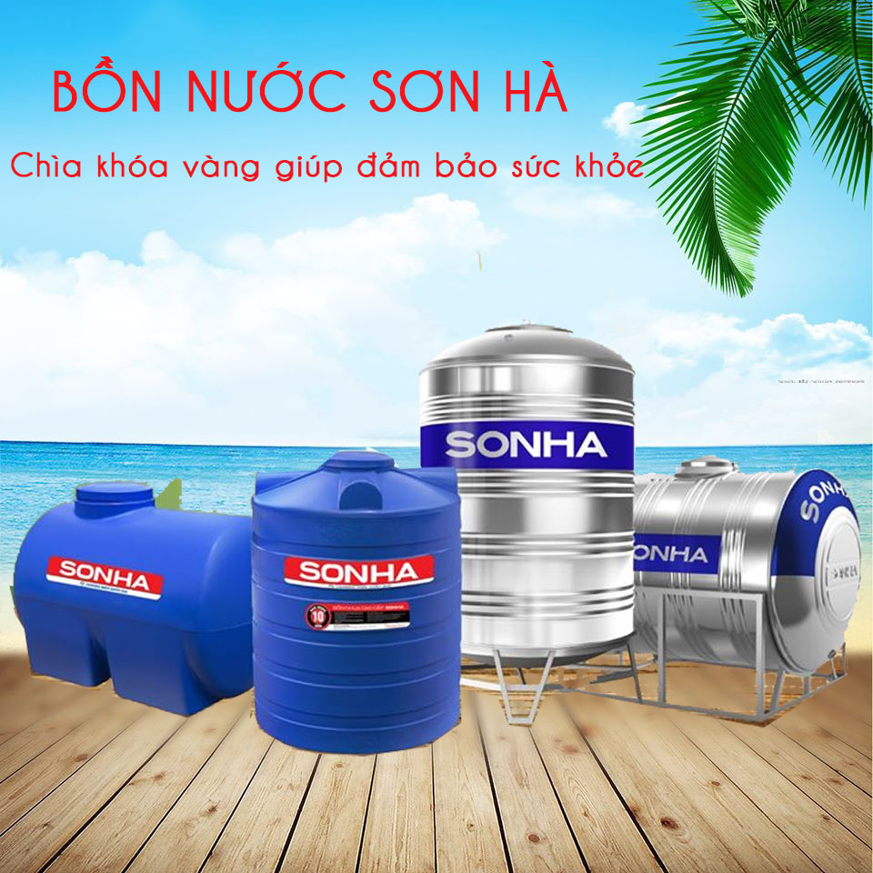 Bồn nước sơn hà chìa khóa vàng giúp đảm bảo sức khỏe
