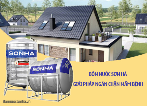 Bồn nước sơn hà - giải pháp ngăn chặn mầm bệnh