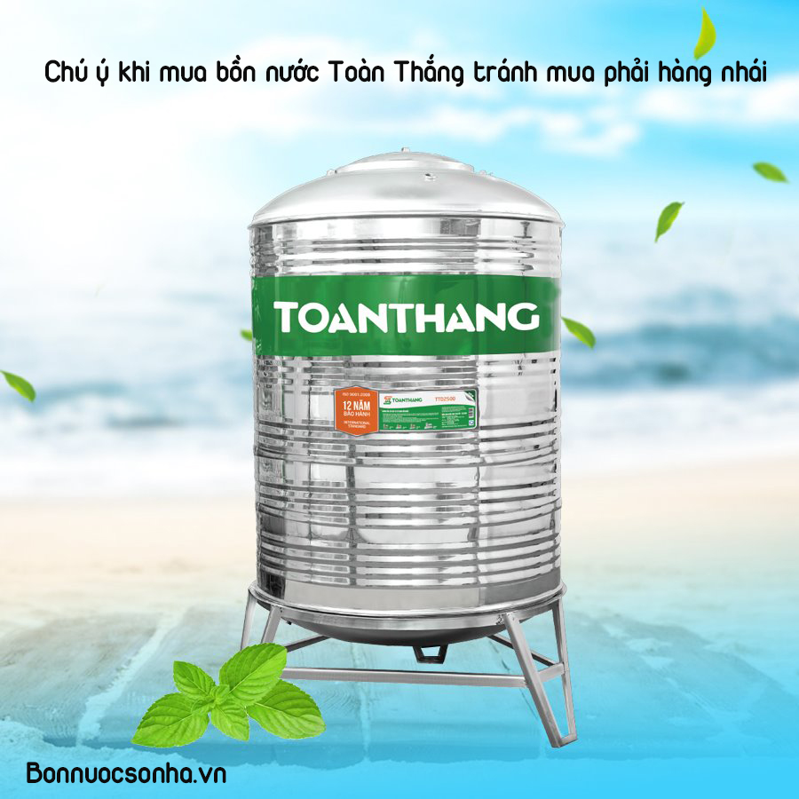 Chú ý khi mua bồn nước Toàn Thắng tránh mua phải hàng nhái