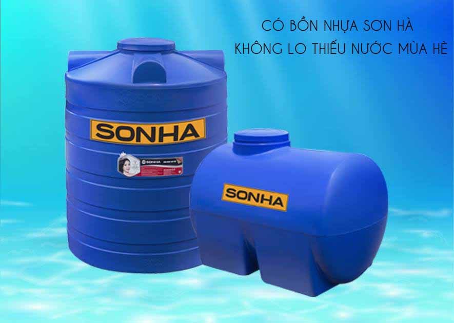 Có bồn nhựa sơn hà không lo thiếu nước mùa hè