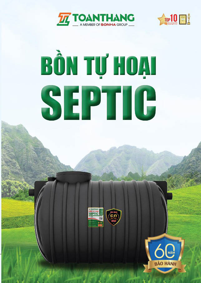 Bồn tự hoại Septic Toàn Thắng có những đặc điểm gì?
