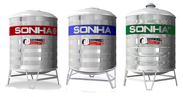 Dung tích bồn nước Sơn Hà có chính xác