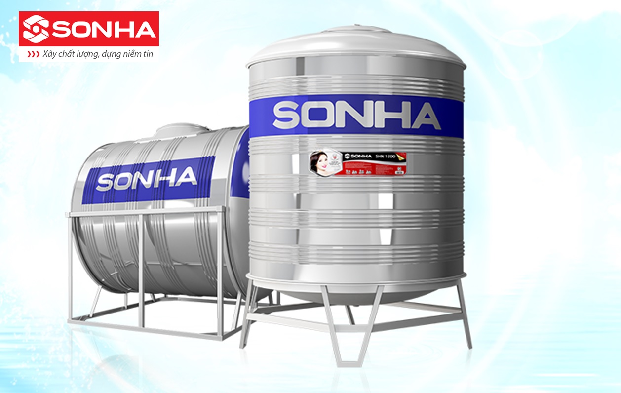 Bồn nước inox Sơn Hà – Giải pháp an toàn cho ngôi nhà của bạn