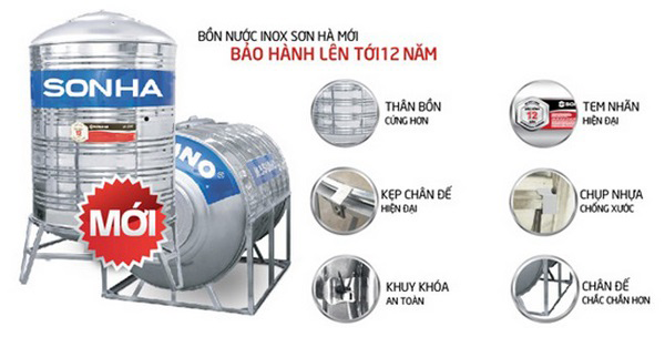 Sử dụng bồn chứa nước Sơn Hà, ngăn chặn dịch sốt xuất huyết cho cả nhà