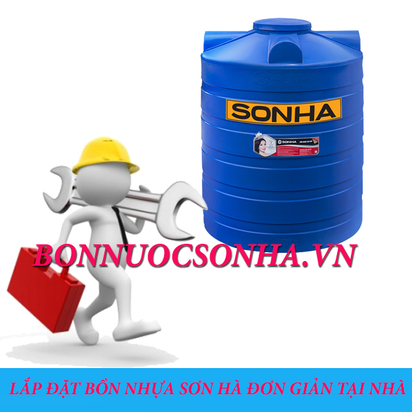 Phương pháp lắp đặt bồn nhựa Sơn Hà hiệu quả