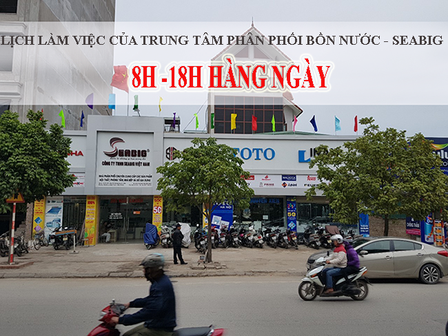 Lịch làm việc mới của trung tâm phân phối bồn nước Sơn Hà - SEABIG