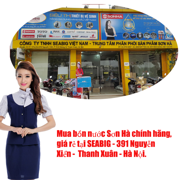 Mua bồn nước Sơn Hà chính hãng, giá rẻ tại SEABIG