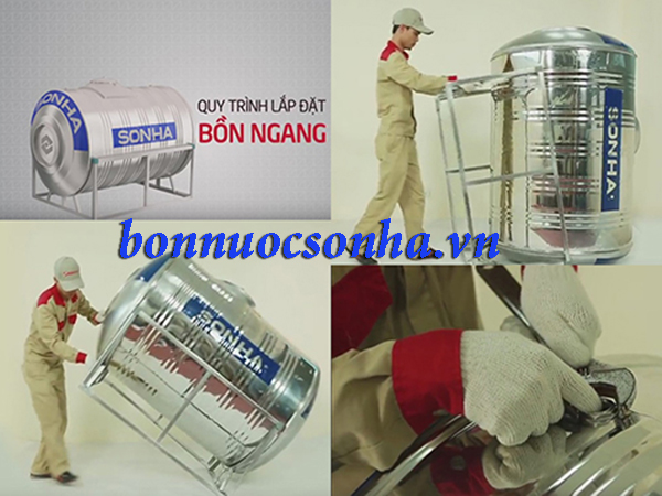 Hướng dẫn lắp đặt bồn nước inox Sơn Hà đạt chuẩn