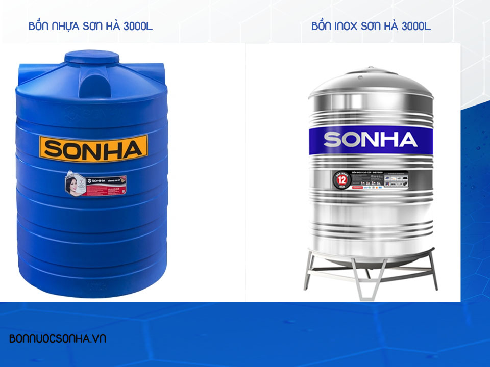 so-sanh-bon-nhua-son-ha-3000l-va-bon-inox-son-ha-3000l-1