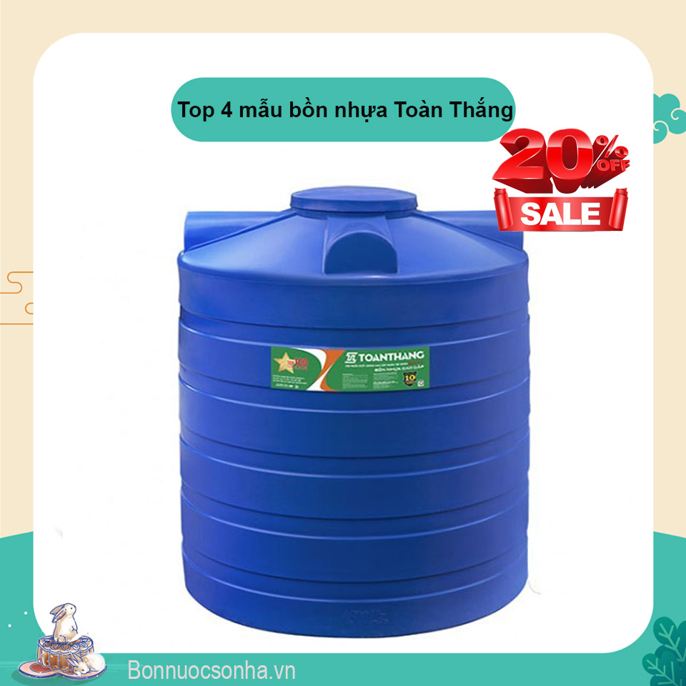 Top 4 mẫu bồn nhựa Toàn Thắng Sale 17% 