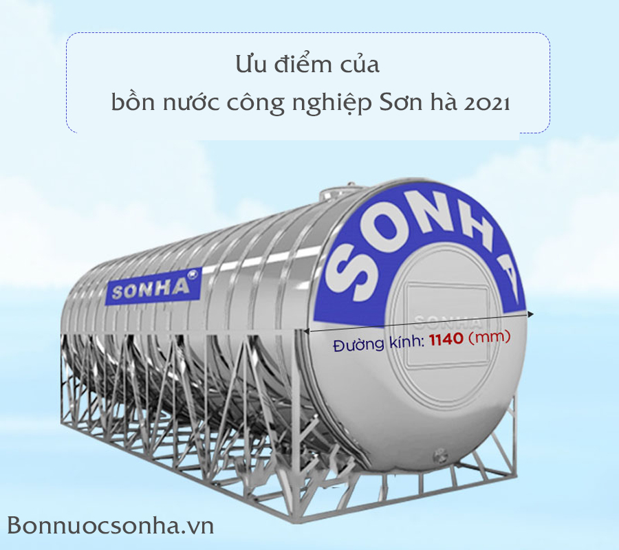 Ưu điểm của bồn nước công nghiệp Sơn hà 2021