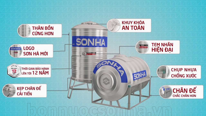 Mua bồn nước Sơn Hà Tại quận Thanh Xuân - Hà Nội