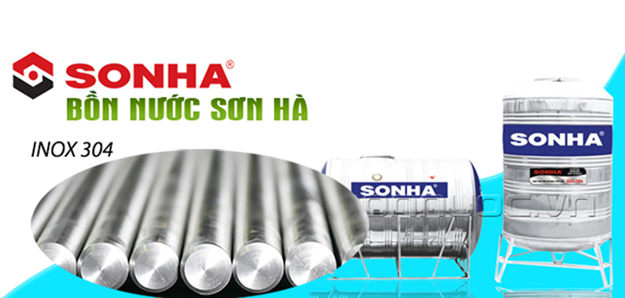 Tại sao bồn nước Sơn Hà lại được sản xuất từ inox 304