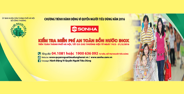 Công ty Sơn Hà tổ chức kiểm tra miễn phí an toàn bồn nước inox