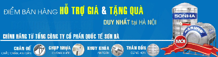 Bồn nước Sơn Hà năm 2016 có gì mới